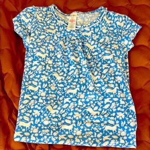 Blue and White Kids Shirt
